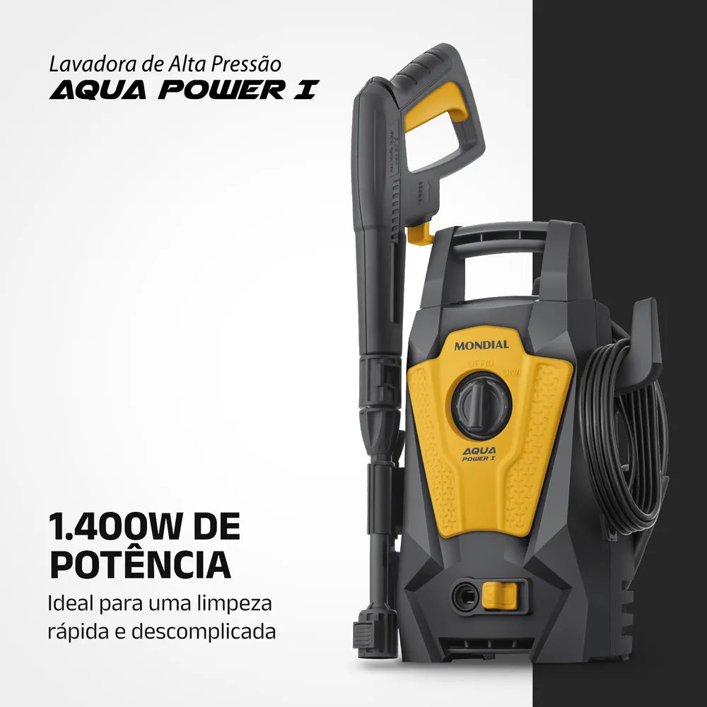 Lavadora De Alta Pressão Mondial Aqua Power 1600 Psi 1400w