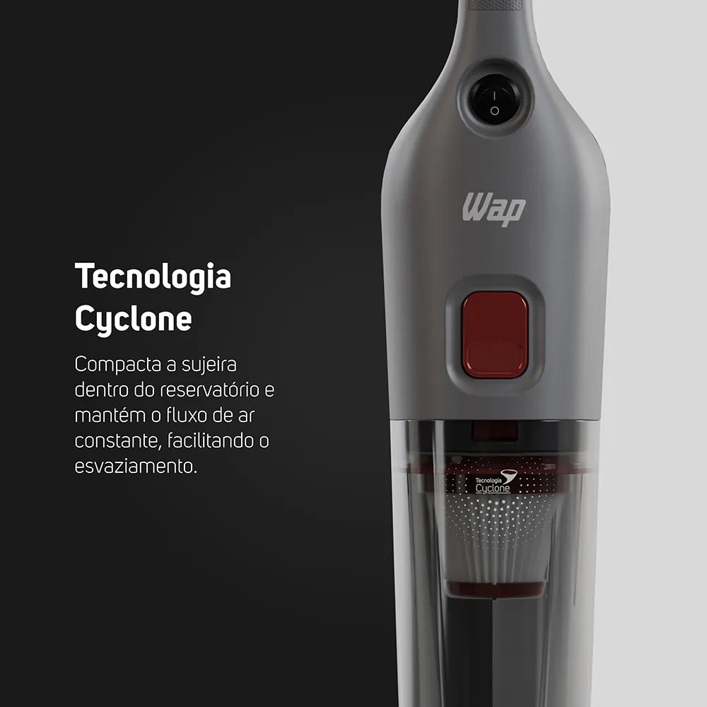 Aspirador Vertical Wap Power Speed Max 3 Em 1 Filtro Hepa 1600W