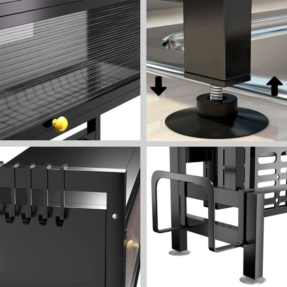 Organizador Escorredor Decoteam 2 Prateleiras 65x28x80