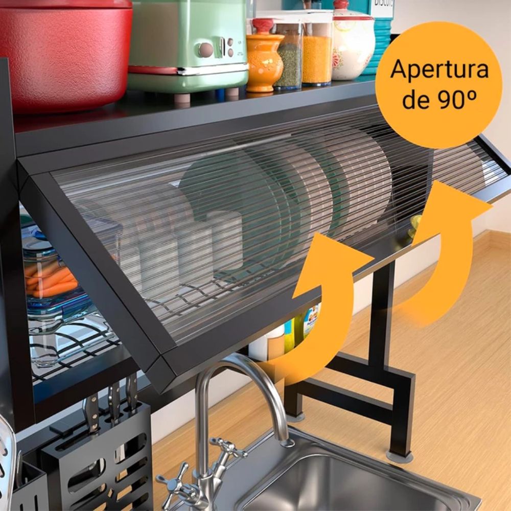 Organizador Escorredor Decoteam 2 Prateleiras 85x28x80