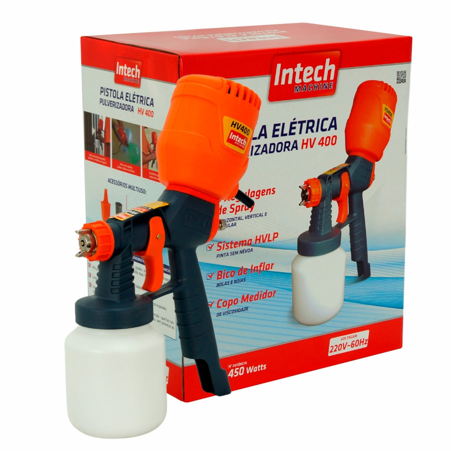 Pistola de Pintura Intech Machine HV400 110v