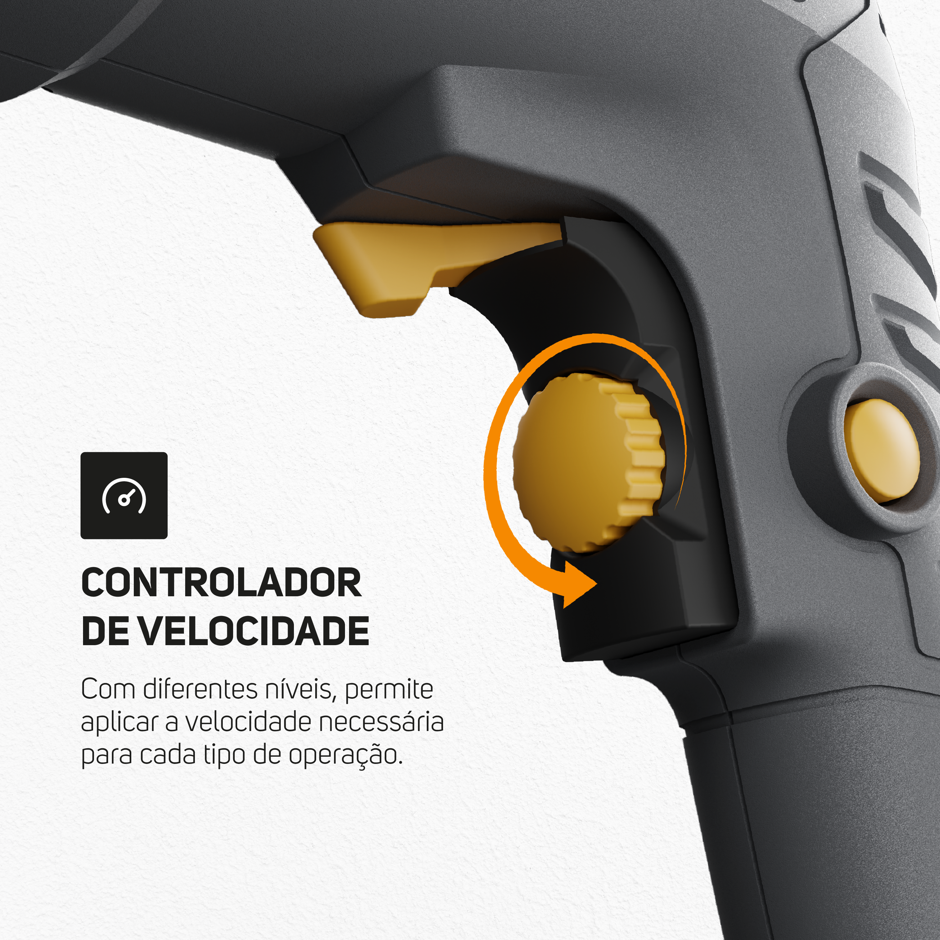 Furadeira Parafusadeira de Impacto Wap 3/8" Wf 700fe 700W