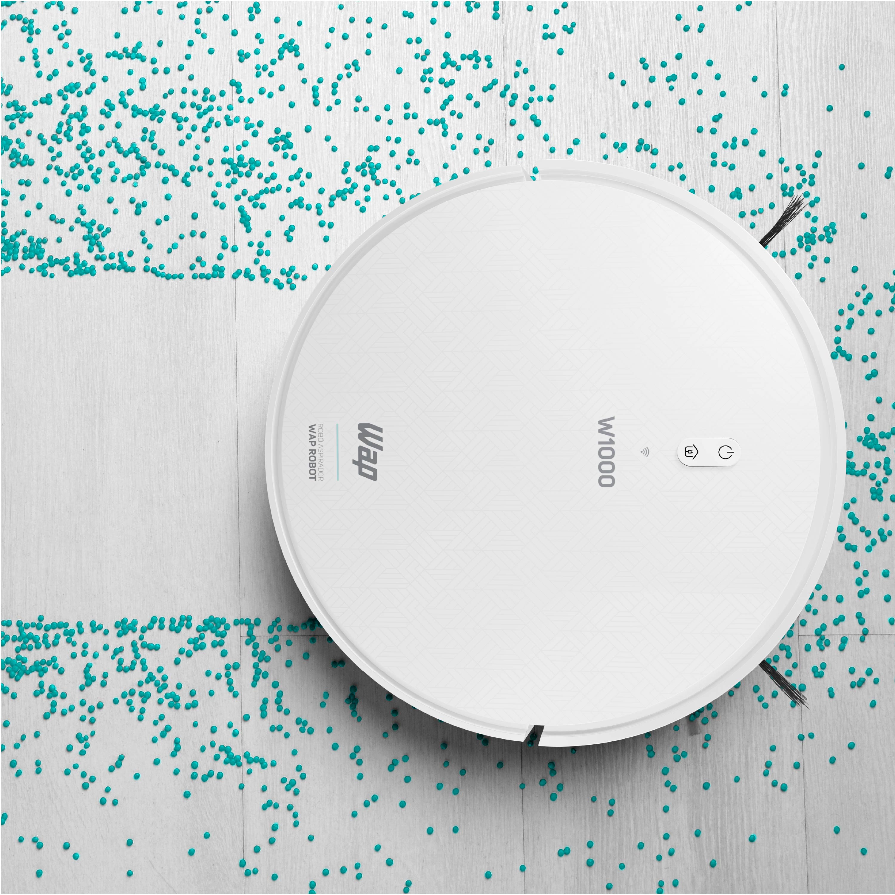 Robô Aspirador Pó Wap Robot W1000 Inteligente Bivolt 40W