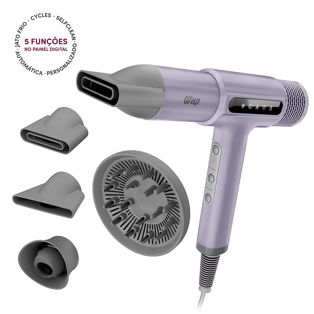Secador Cabelo Wap Intense Dryer Bldc WS1800 1600W