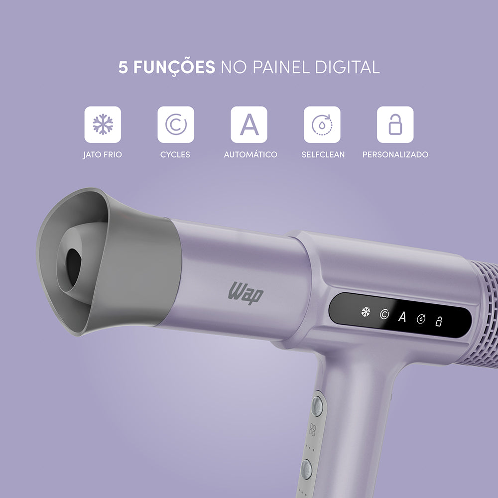 Secador Cabelo Wap Intense Dryer Bldc WS1800 1600W