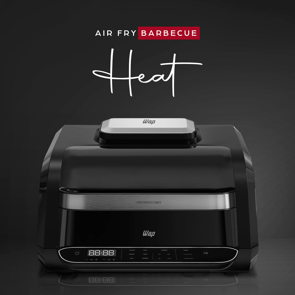 Fritadeira Elétrica Wap Barbecue Wc Ab1030 Digital 12L 1800W