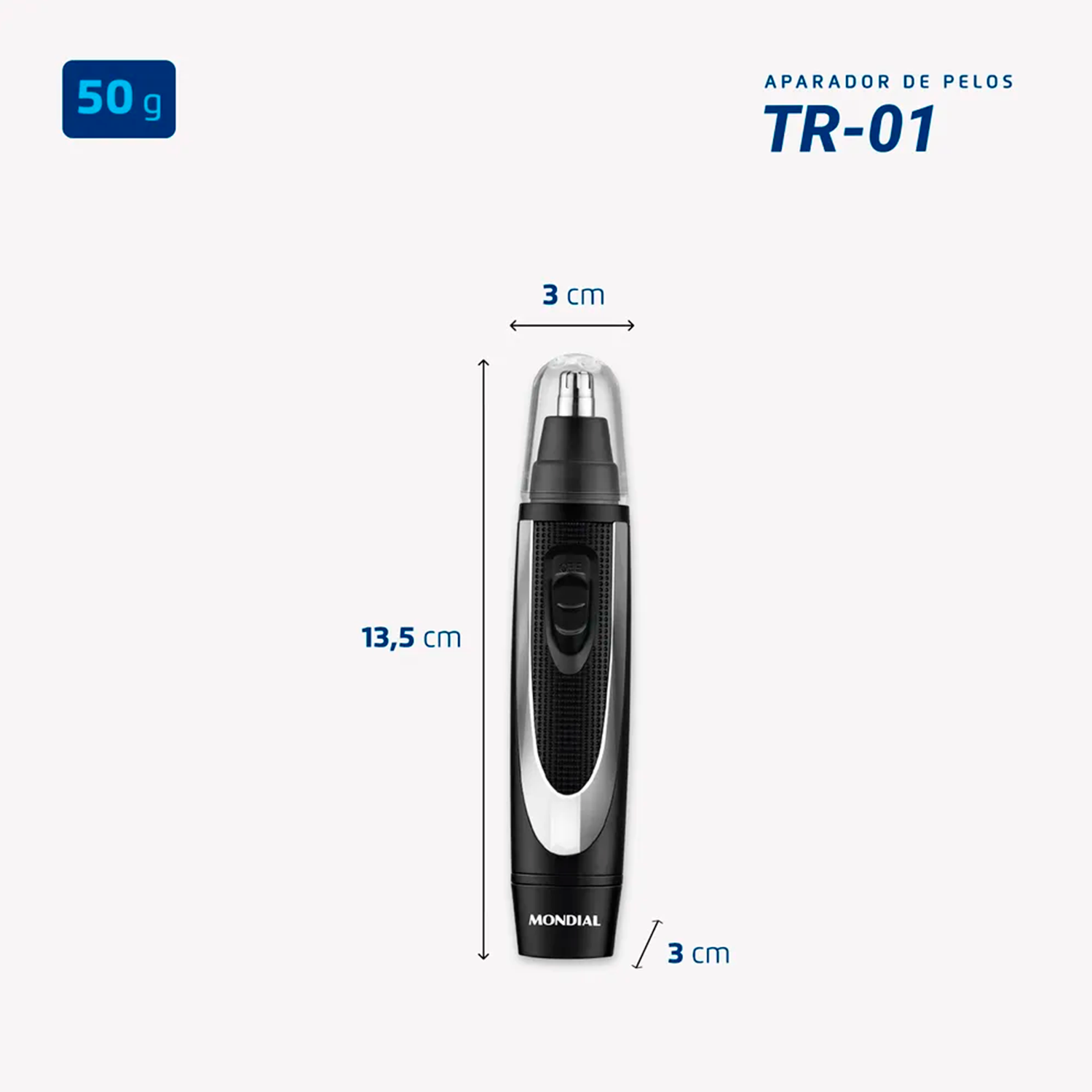 Aparador de Pelos Mondial Classic TR-01 Bivolt 0,8W