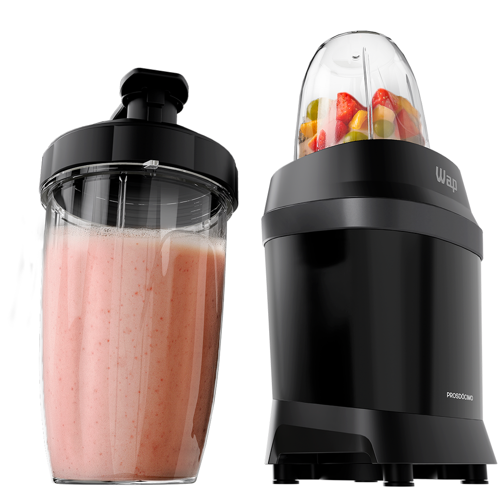 Liquidificador Portátil Wap Blender Pro Turbo 700ml 700W
