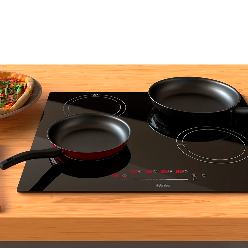 Fogão Cooktop Eletrico de Indução Oster OTOP402 4 Bocas Touch
