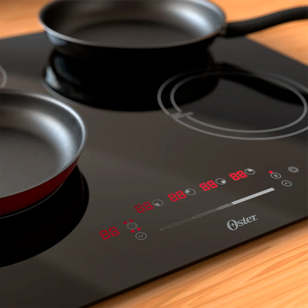 Fogão Cooktop Eletrico de Indução Oster OTOP402 4 Bocas Touch