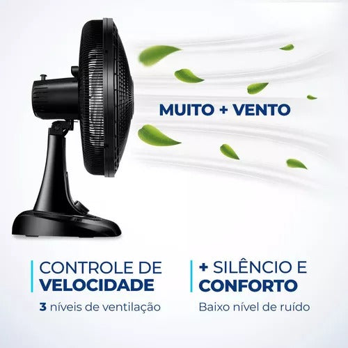 Ventilador Mondial Super Power Vsp-40-b 40cm Com 6 Pás