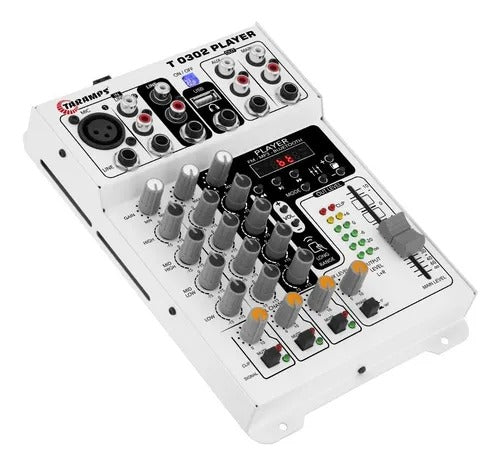 Mesa De Som Automotivo Taramps T0302 Player Bluetooth Usb