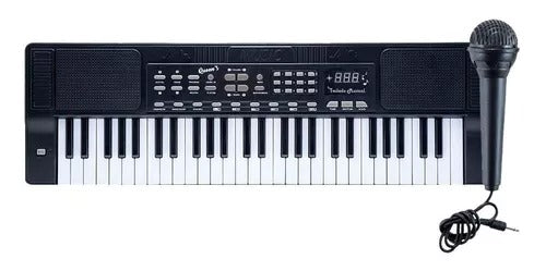 Teclado Musical Para Iniciantes Queens 54 Teclas 12 Musicas