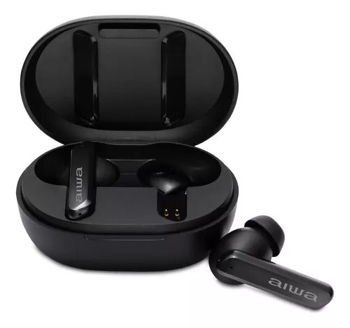 Fone De Ouvido Eardbud Aiwa Ws-eb-04-b Bluetooth Ipx4 Anc