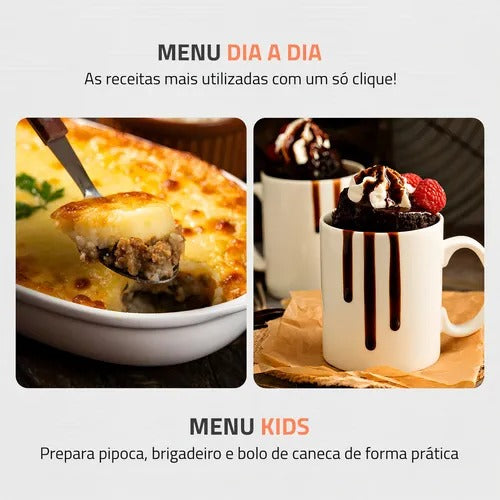 Microondas Mondial Mo 01 21 W 1200w Potencia 21 Litros White