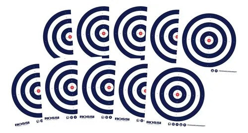 Alvo De Papel Airguns E Airsoft 14x14cm Pacote 20 Unidades