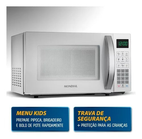 Microondas Mondial Mo 01 21 W 1200w Potencia 21 Litros White