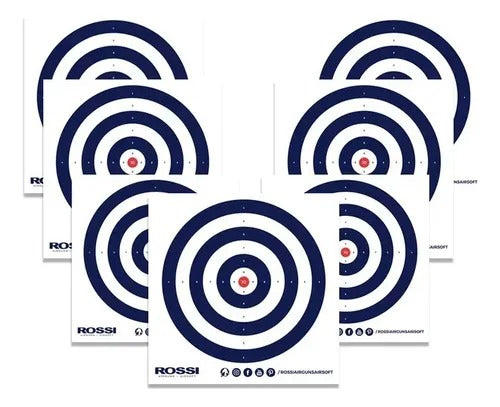 Alvo De Papel Airguns E Airsoft 14x14cm Pacote 20 Unidades