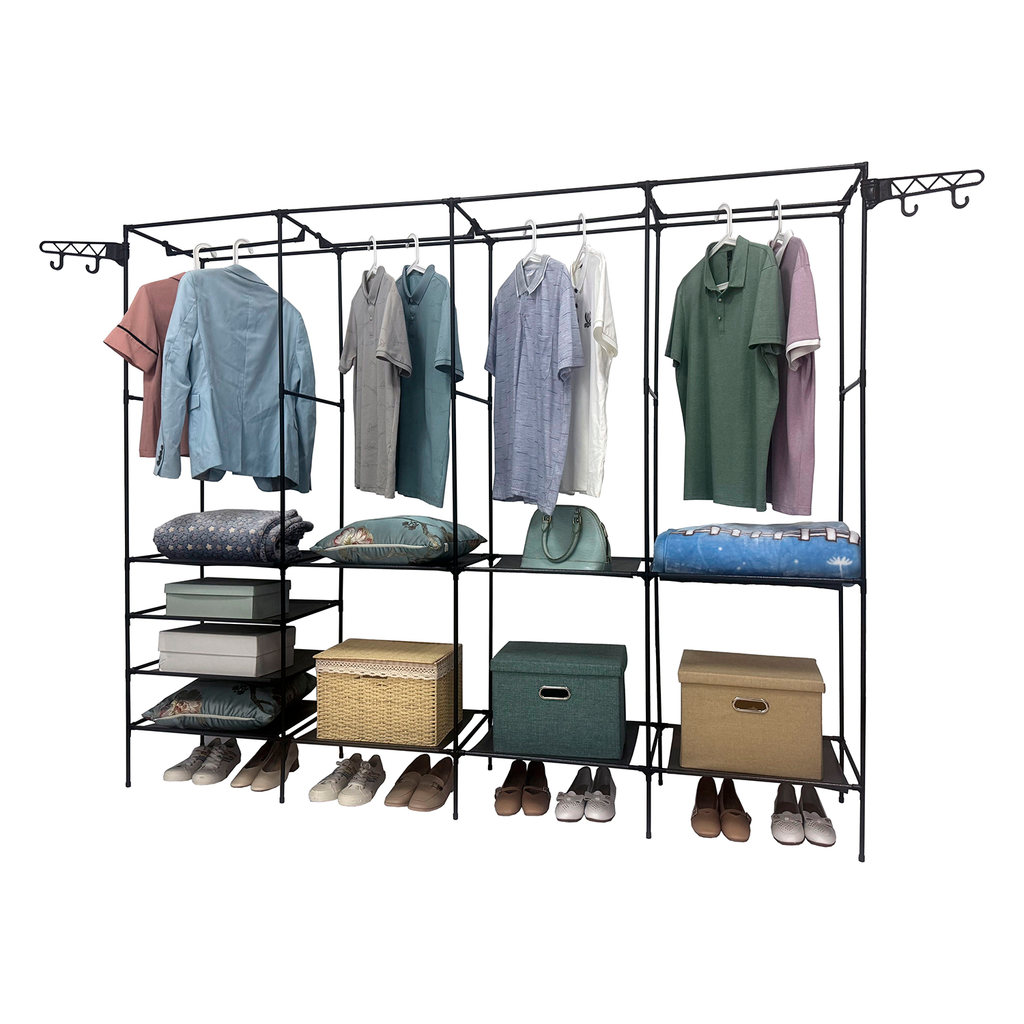 Guarda Roupa Decoteam Dobrável Closet Aberto Organizador Aço