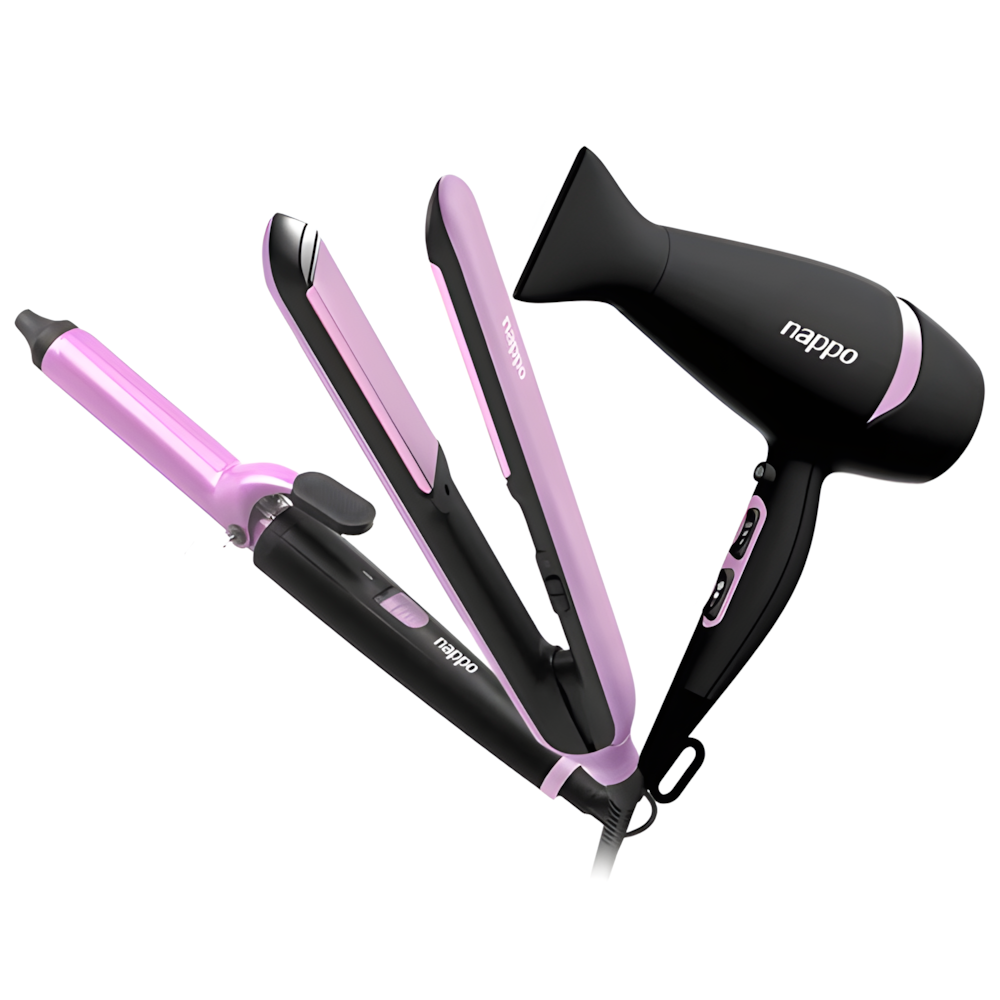 Secador Babyliss E Prancha Alisadora Nappo 3 Em 1 60hz 1500w