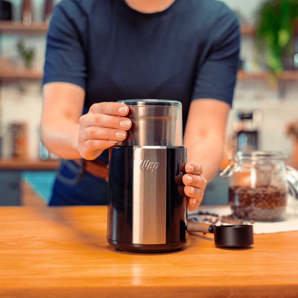 Moedor Café Wap Aroma Wmc200 Grãos Inox Prático Rápido 200W