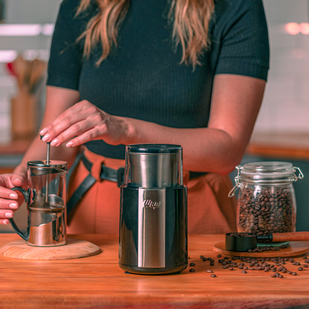 Moedor Café Wap Aroma Wmc200 Grãos Inox Prático Rápido 200W