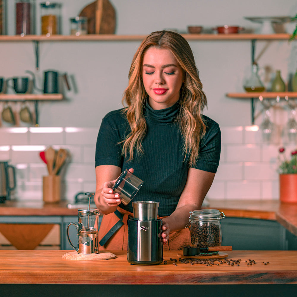 Moedor Café Wap Aroma Wmc200 Grãos Inox Prático Rápido 200W