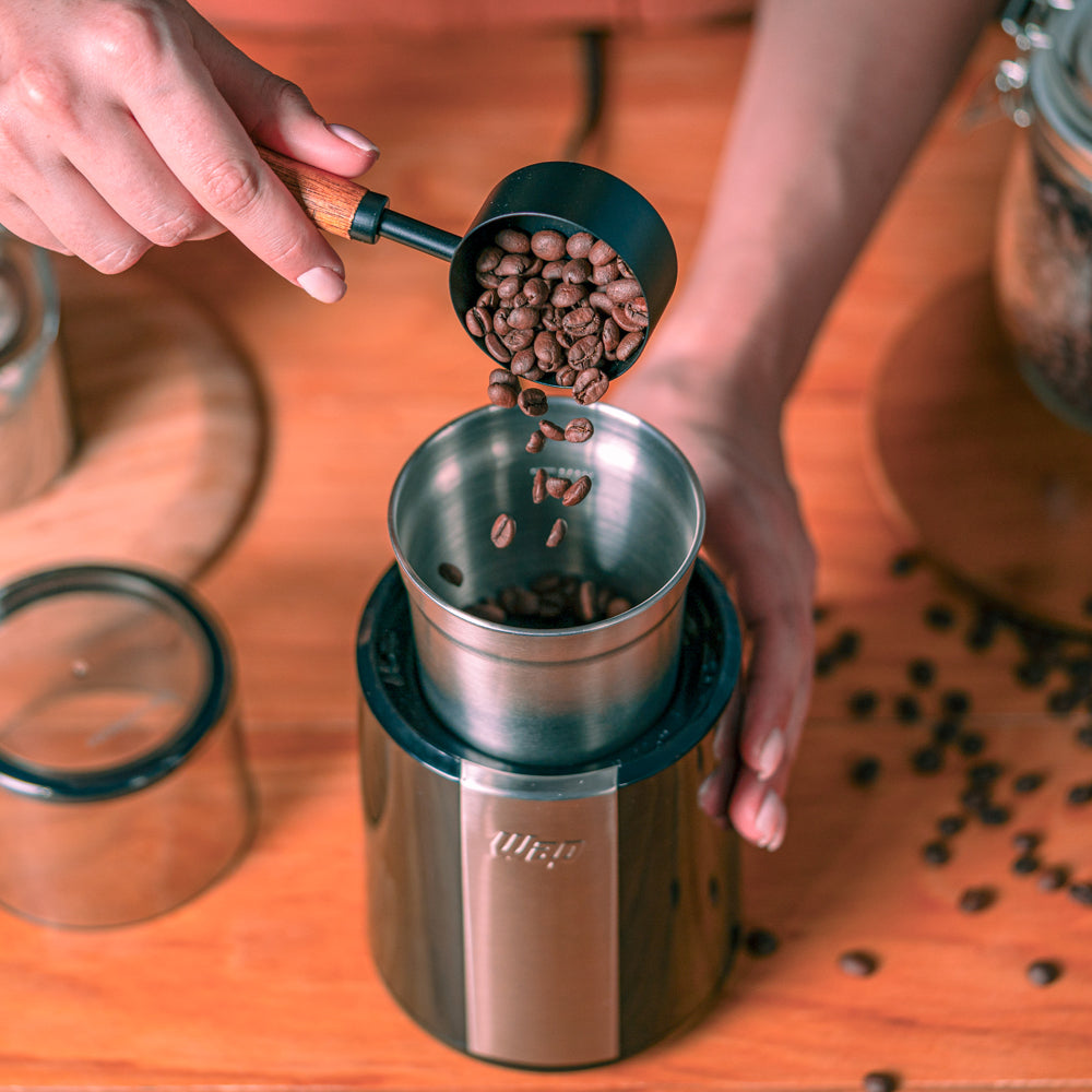 Moedor Café Wap Aroma Wmc200 Grãos Inox Prático Rápido 200W