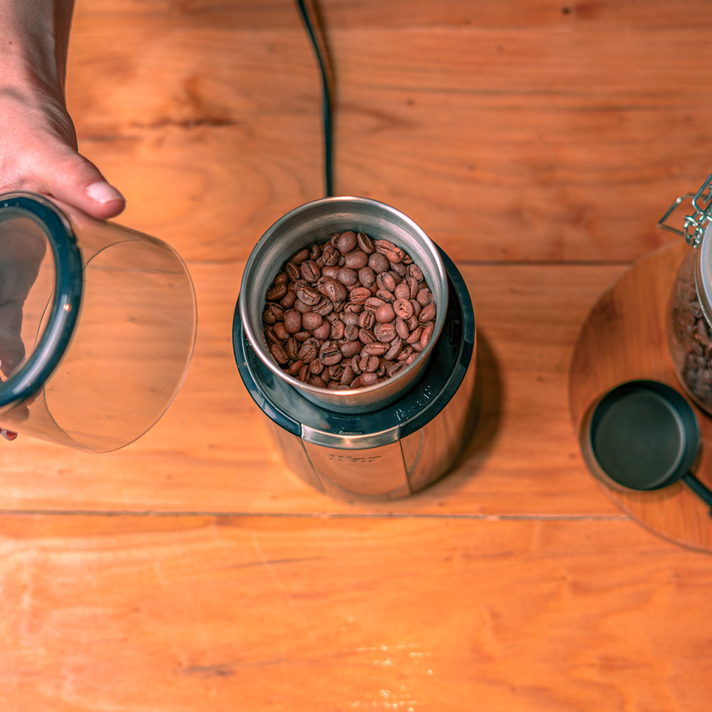 Moedor Café Wap Aroma Wmc200 Grãos Inox Prático Rápido 200W