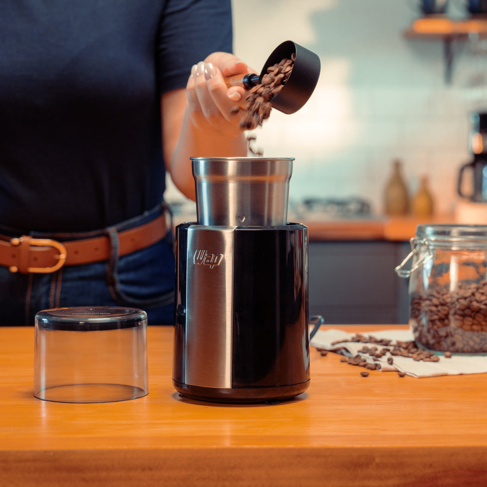 Moedor Café Wap Aroma Wmc200 Grãos Inox Prático Rápido 200W