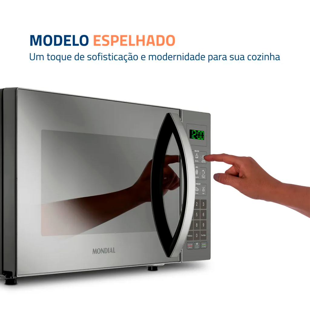 Micro-ondas Mondial Mo-01-21-e 1200w 21 Litros