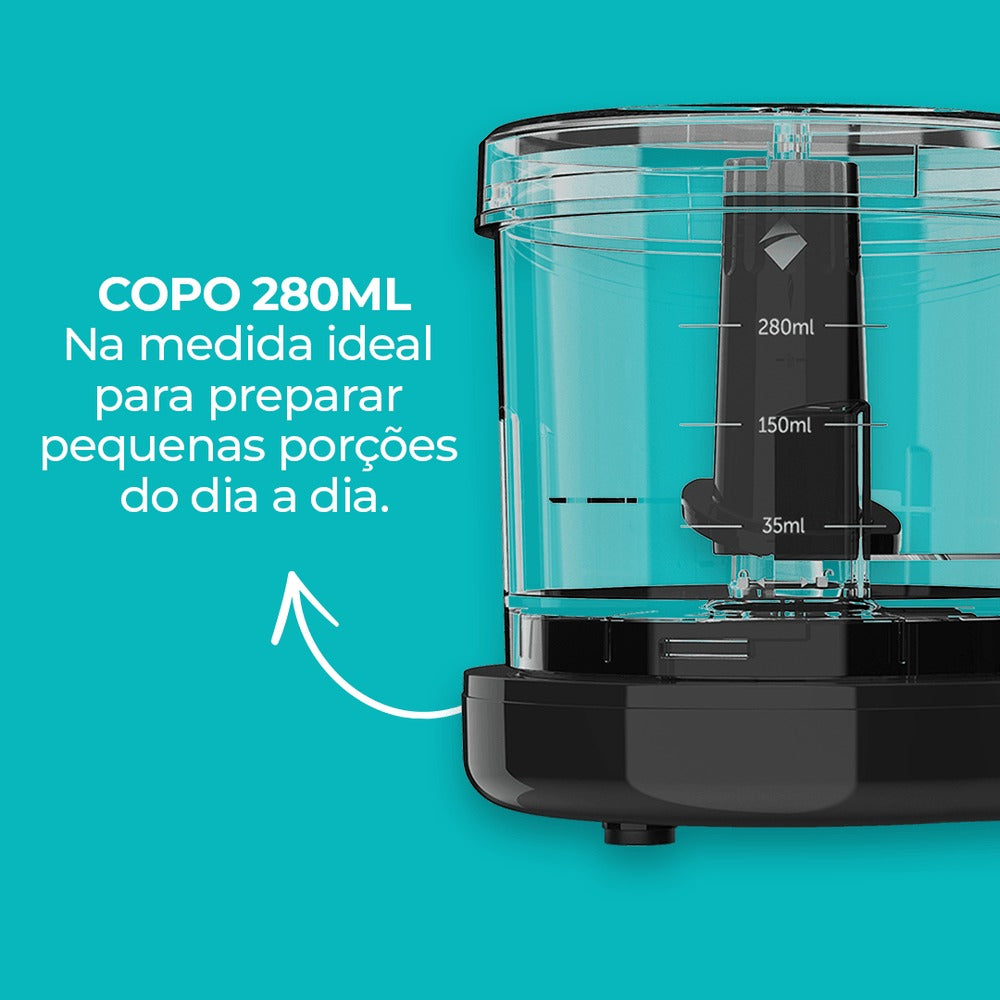 Mini Processador Cadence Mini Crush MPR530 Multiuso 70W