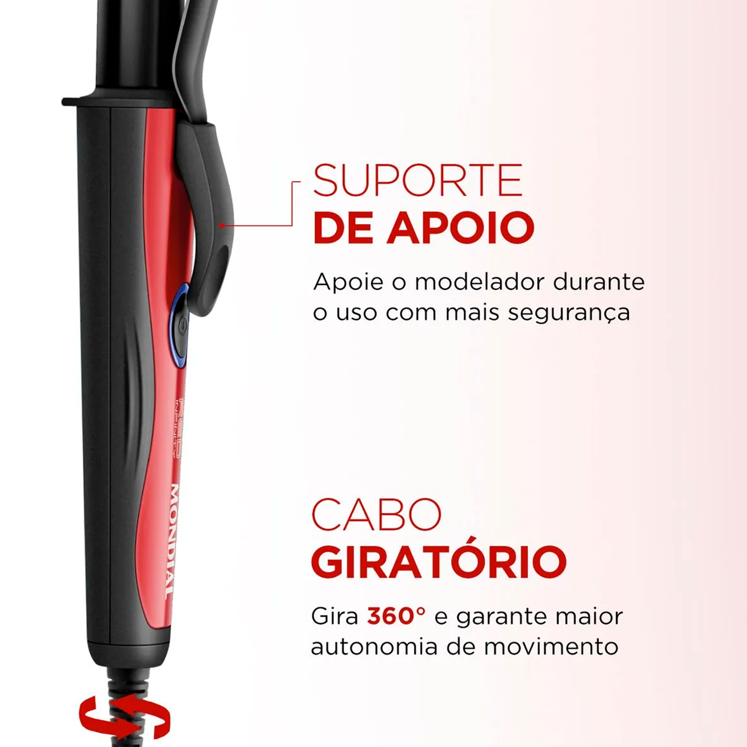 Modelador De Cachos Mondial Infinity Em-12 Bivolt