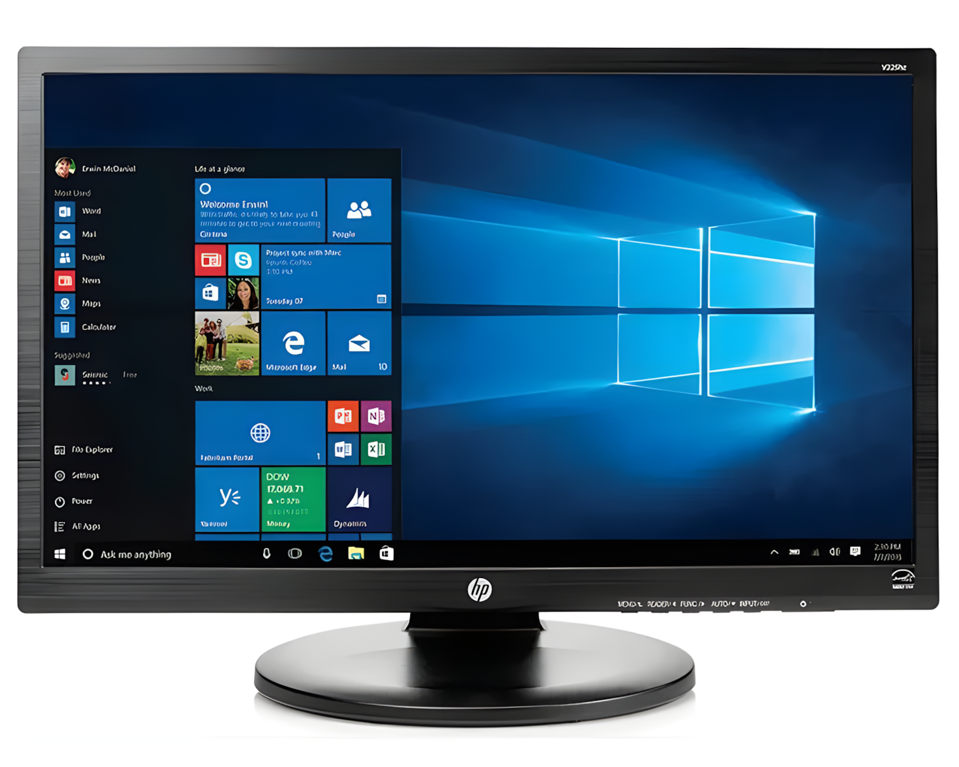 Monitor HP 21,5” Led Full HD P6L17AA VGA V225hz Displayport