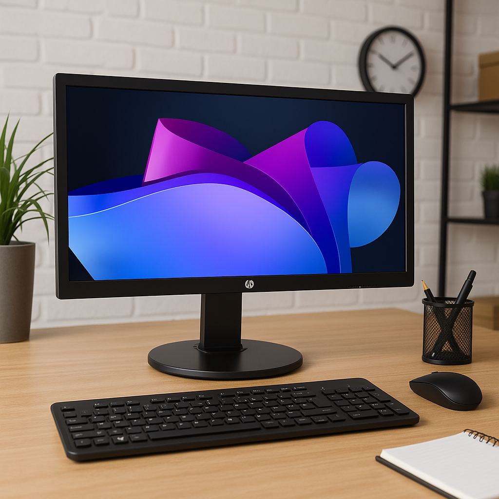 Monitor HP 21,5” Led Full HD P6L17AA VGA V225hz Displayport