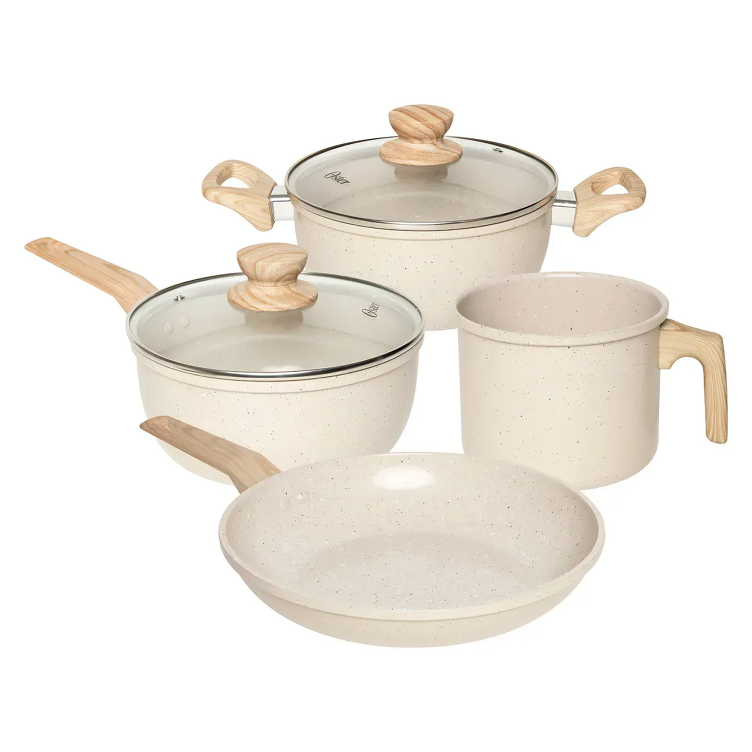 Jogo Panelas Oster Cerâmica Antiaderente Premium 4 Peças