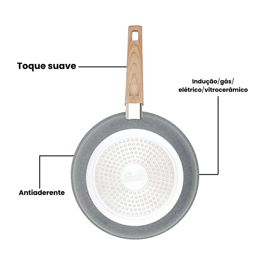 Jogo Panelas Neuhaus 10 Peças Cerâmica Antiaderente