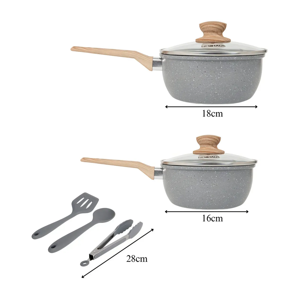 Jogo Panelas Neuhaus 10 Peças Cerâmica Antiaderente