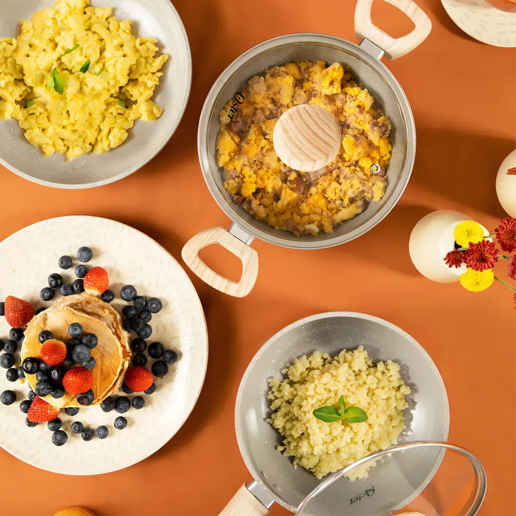 Jogo Panelas Oster Cerâmica Antiaderente Premium 4 Peças