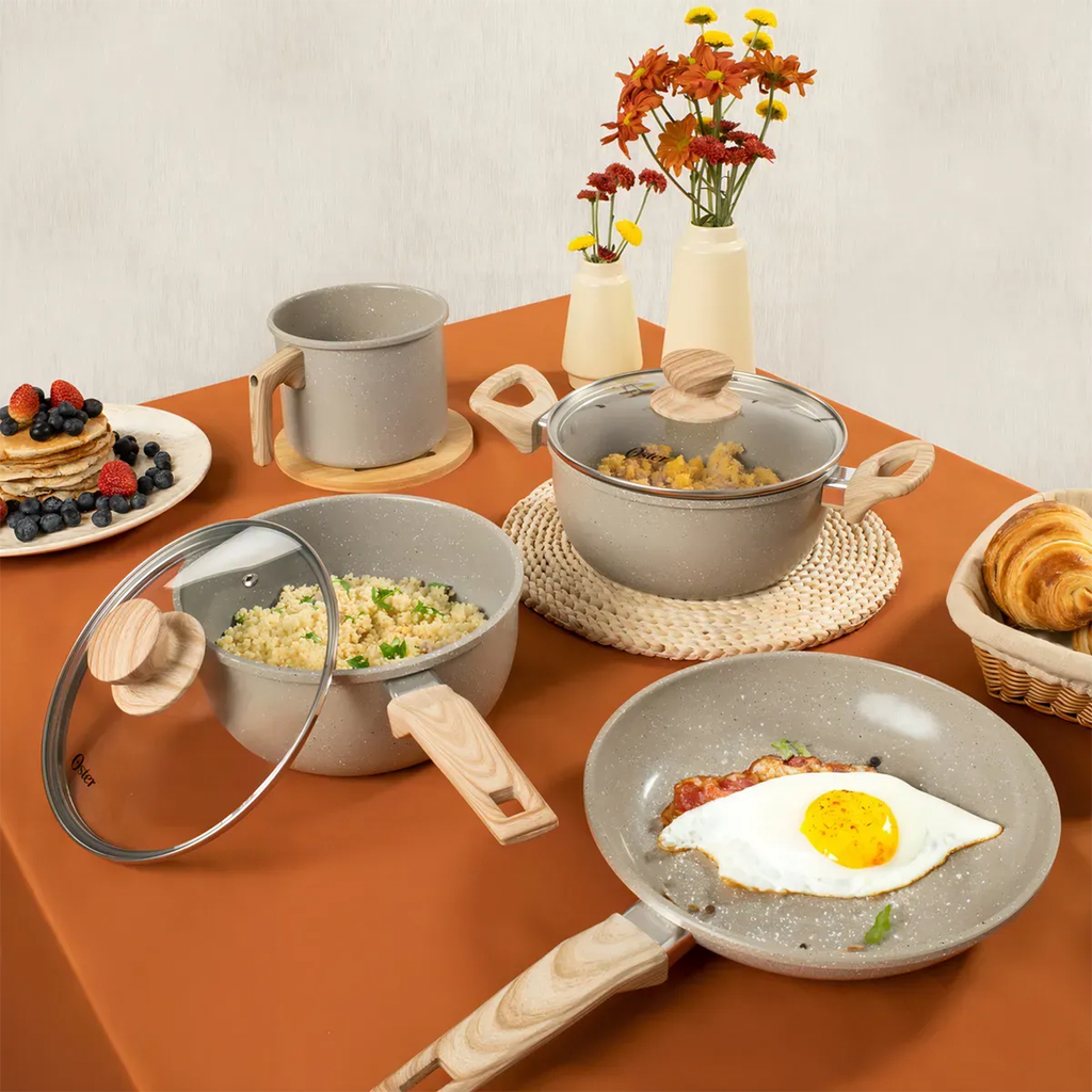 Jogo Panelas Oster Cerâmica Antiaderente Premium 4 Peças