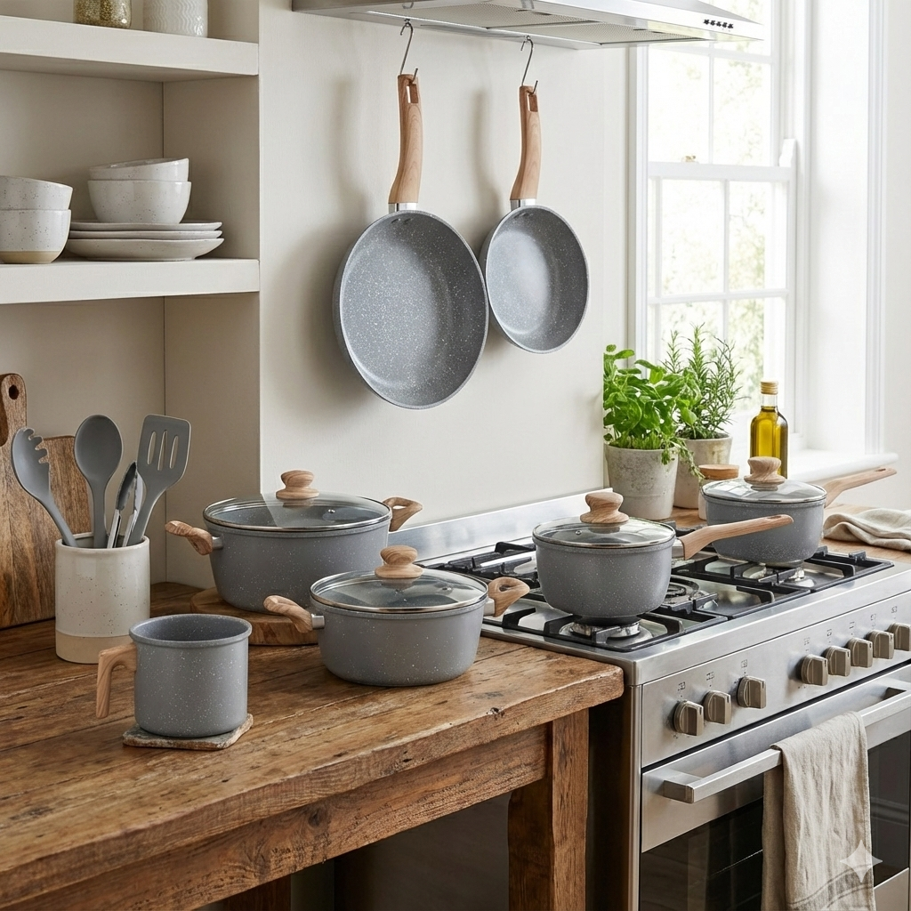 Jogo Panelas Neuhaus 10 Peças Cerâmica Antiaderente