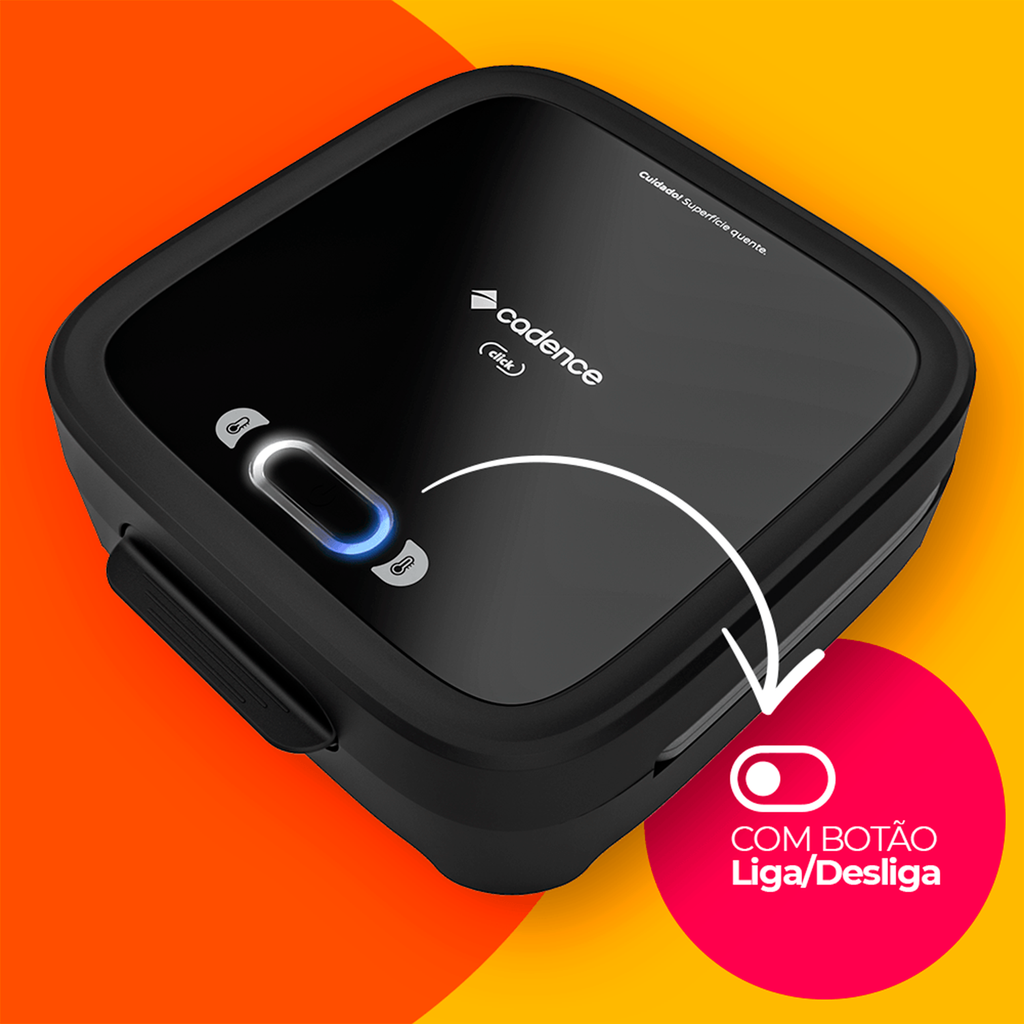 Sanduicheira Elétrica Cadence Click San400 750w 2 Chapas
