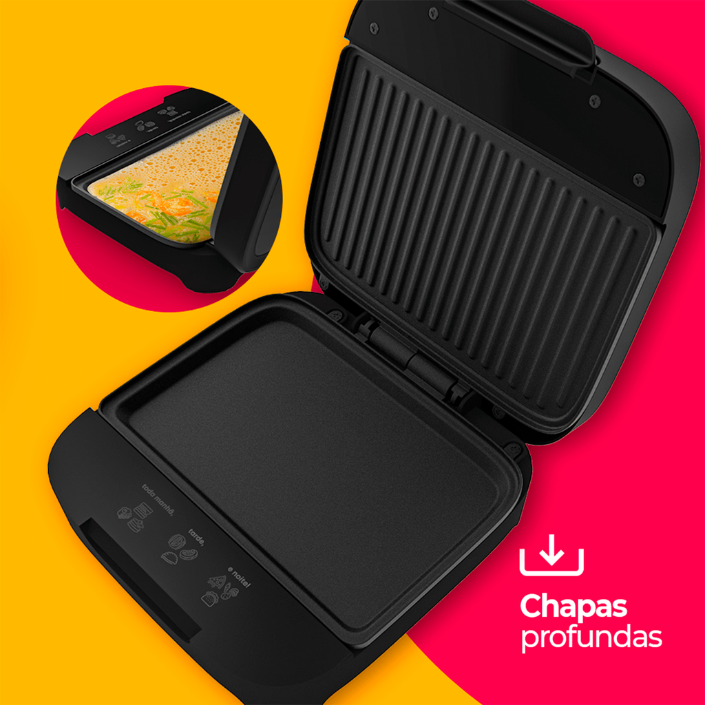 Sanduicheira Elétrica Cadence Click San400 750w 2 Chapas