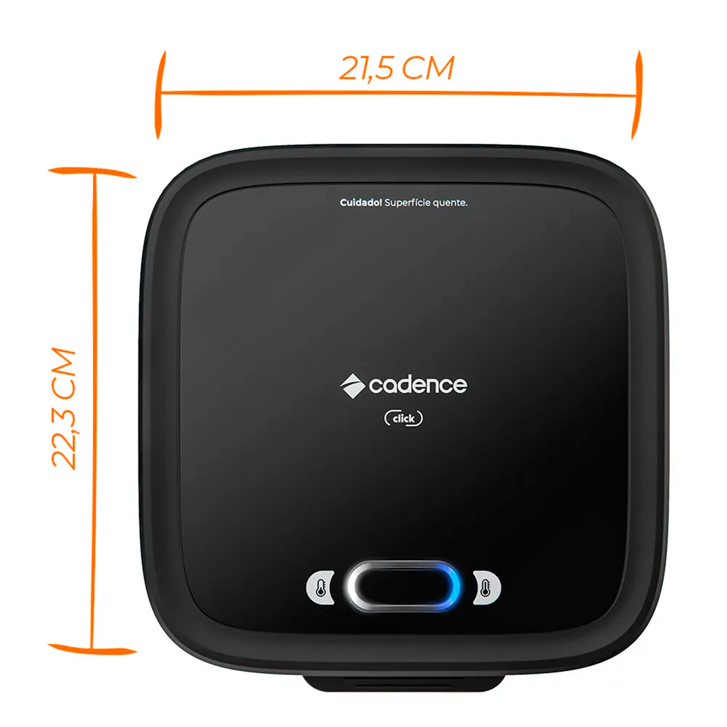Sanduicheira Elétrica Cadence Click San400 750w 2 Chapas