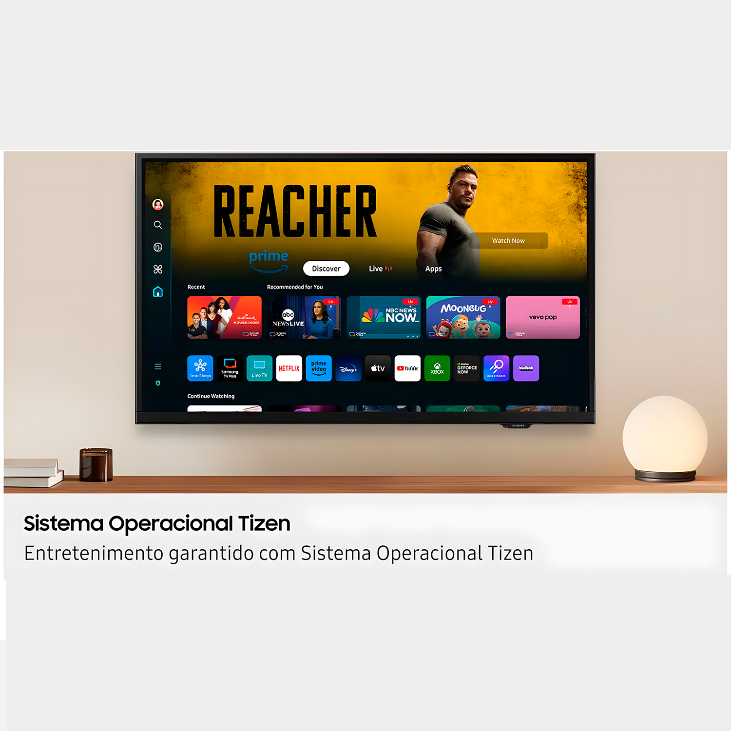 Smart Tv LS43F6000 Samsung LED 43" Full HD Tizen Voice Ready