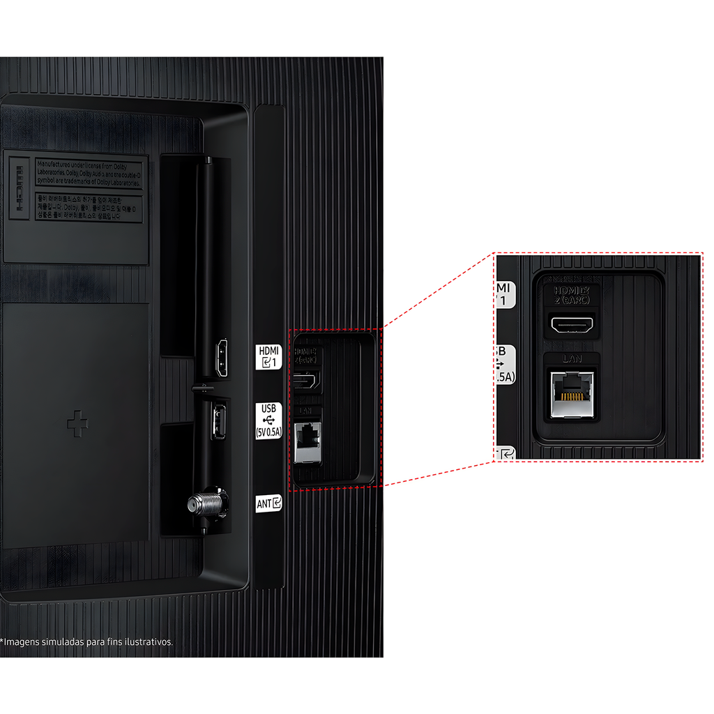 Smart Tv LS43F6000 Samsung LED 43" Full HD Tizen Voice Ready