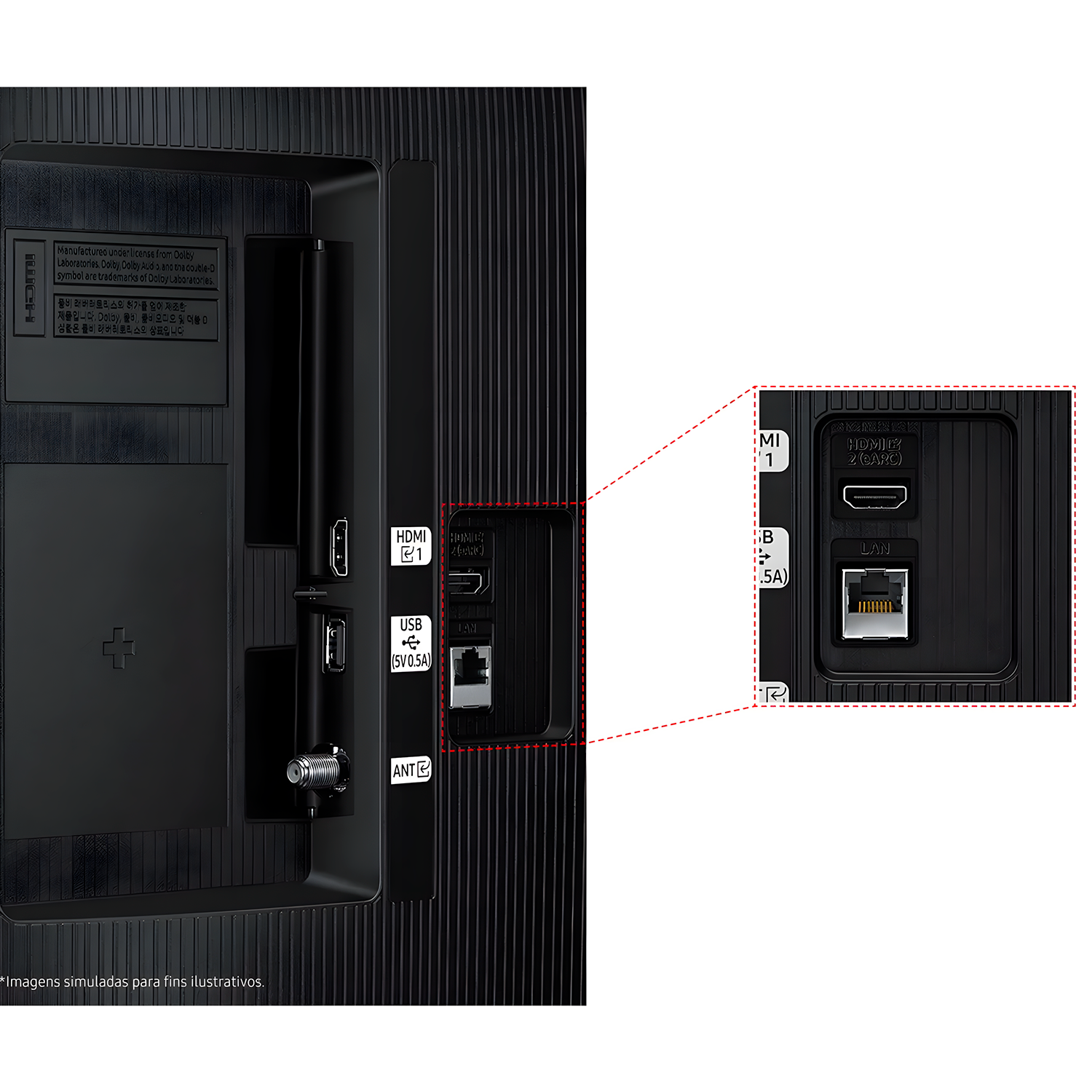 Smart Tv LS43F6000 Samsung LED 43" Full HD Tizen Voice Ready