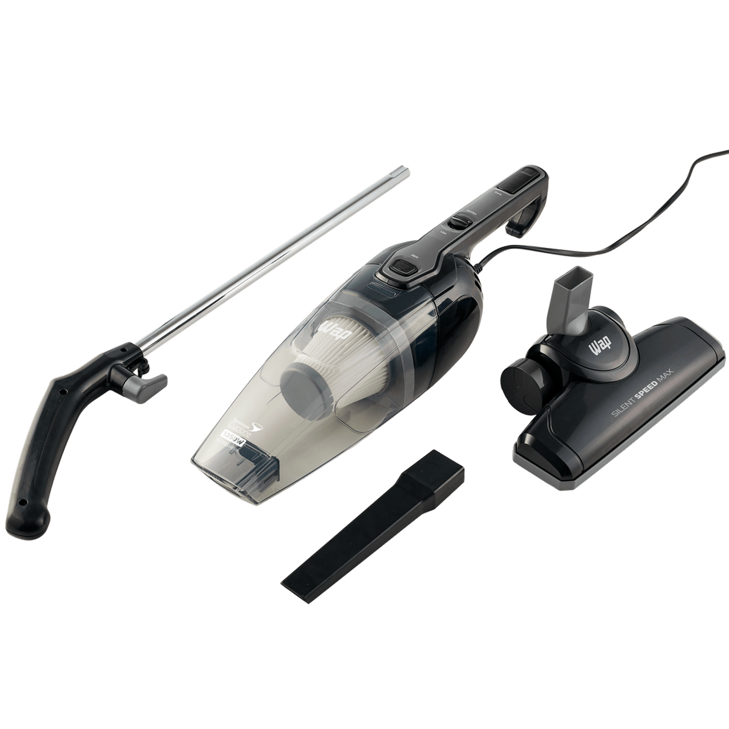 Aspirador De Po Vertical Wap Silent Speed Max 3 Em 1 1350w