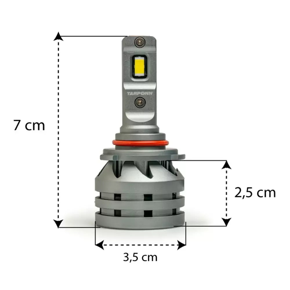 Kit Lâmpada Led Tarponn TP-6416 TX5 Pro HB3 HB4 4000k 50w