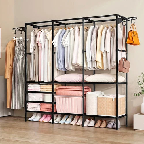 Guarda Roupa Decoteam Dobrável Closet Aberto Organizador Aço
